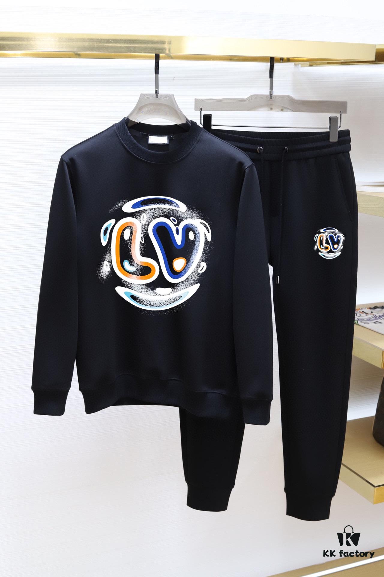 Louis Vuitton 2025 New Arrival Premium Sweatshirt Set – Crafted from 100% Natural High-Quality Roman Cotton, Perfect Fit and Ultimate Comfort, Elegant and Refined with Authentic Hardware, Available in Sizes M to 5XL (Fits up to 220 lbs)