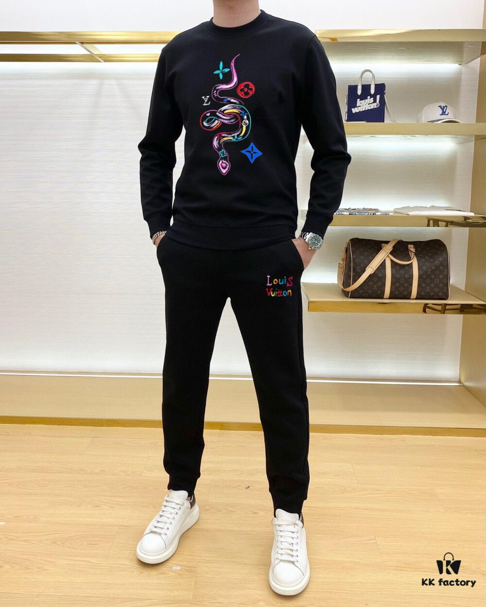 LV Louis Vuitton 2025 New Arrival Premium Hoodie Set - Pure High-Quality Roman Cotton, Natural Comfort and Elegant Design