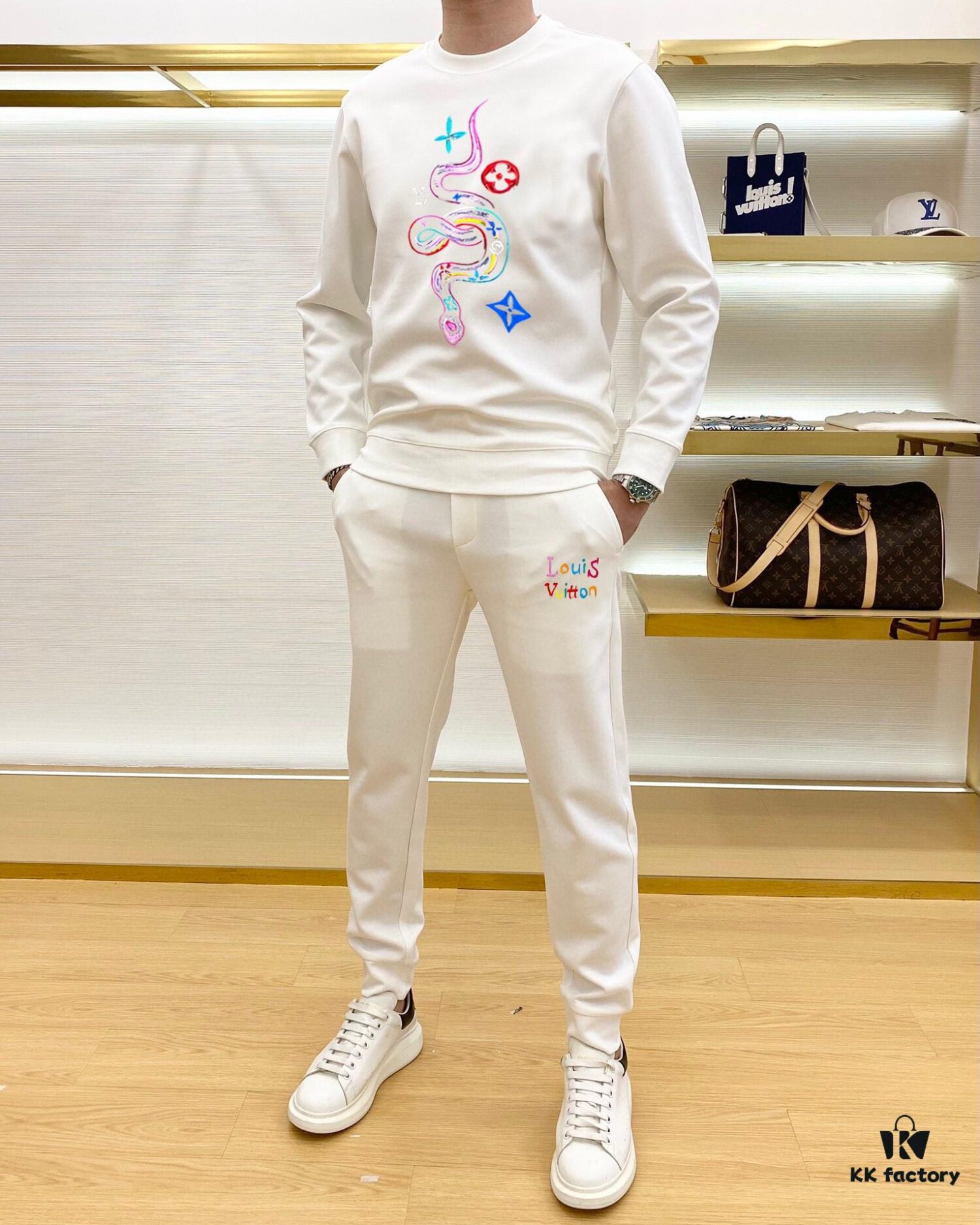 LV Louis Vuitton 2025 New Arrival Premium Hoodie Set - Pure High-Quality Roman Cotton, Natural Comfort and Elegant Design