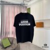 Louis Vuitton 2025 Summer New Arrival Personalized Letter Logo Print Custom 300g Fabric Short Sleeve T-Shirt Unisex
