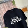 Louis Vuitton 2025 Summer New Arrival Personalized Letter Logo Print Custom 300g Fabric Short Sleeve T-Shirt Unisex