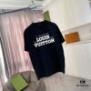 Louis Vuitton 2025 Summer New Arrival Personalized Letter Logo Print Custom 300g Fabric Short Sleeve T-Shirt Unisex