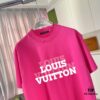 Louis Vuitton 2025 Summer New Arrival Personalized Letter Logo Print Custom 300g Fabric Short Sleeve T-Shirt Unisex