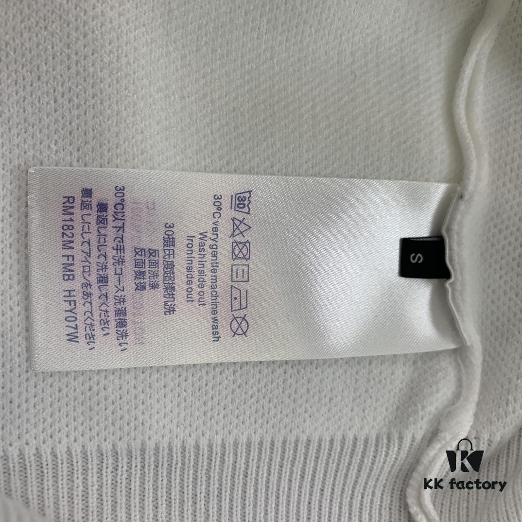 New Louis Vuitton LV Panda Color-Block Three-Leaf Grass Script Unisex Casual Round-Neck Sweater