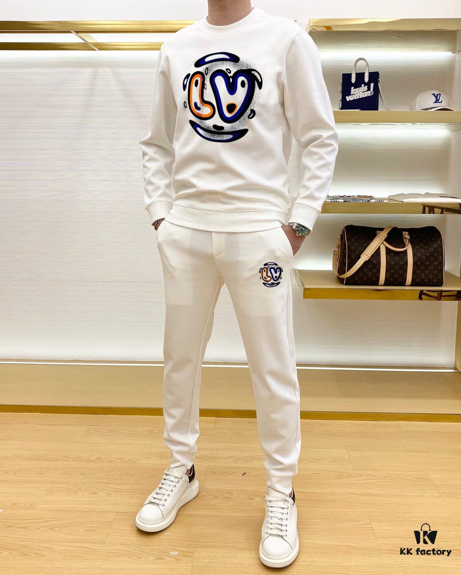 Louis Vuitton 2025 New Arrival Premium Sweatshirt Set – Crafted from 100% Natural High-Quality Roman Cotton, Perfect Fit and Ultimate Comfort, Elegant and Refined with Authentic Hardware, Available in Sizes M to 5XL (Fits up to 220 lbs)