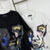 New LV Louis Vuitton 2024 Graffiti Print Short Sleeve T-Shirt, Premium 260g 32s Double Yarn Fabric, Ultra Soft and Comfortable Unisex Tee