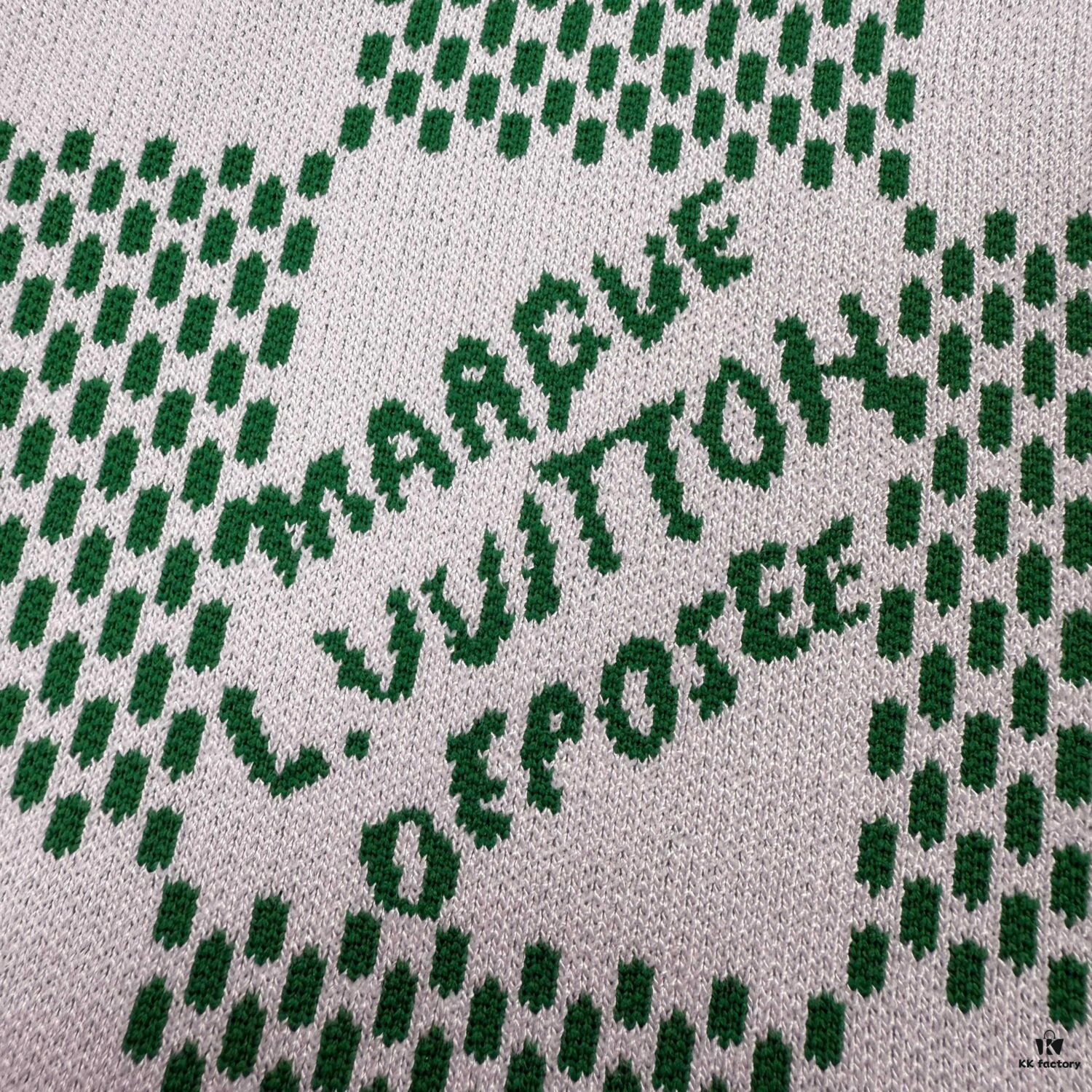 New Louis Vuitton Plaid Green Checkerboard Short Sleeve Unisex T-Shirt