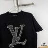 New Louis Vuitton LV Embroidered Crew Neck Logo Short Sleeve Unisex
