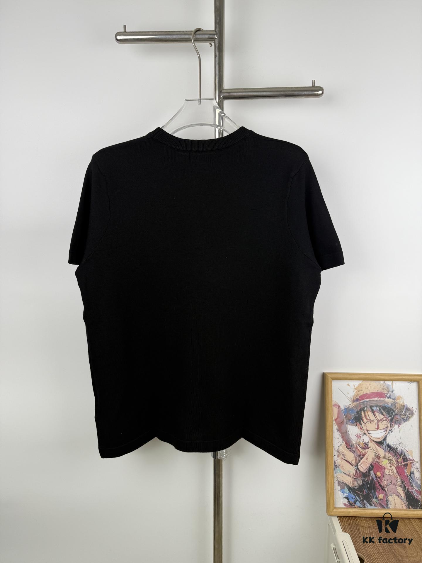 New Louis Vuitton LV Embroidered Crew Neck Logo Short Sleeve Unisex