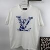 New LV Louis Vuitton 2023FW Ski Collection Jacquard Round-Neck Short-Sleeve T-Shirt