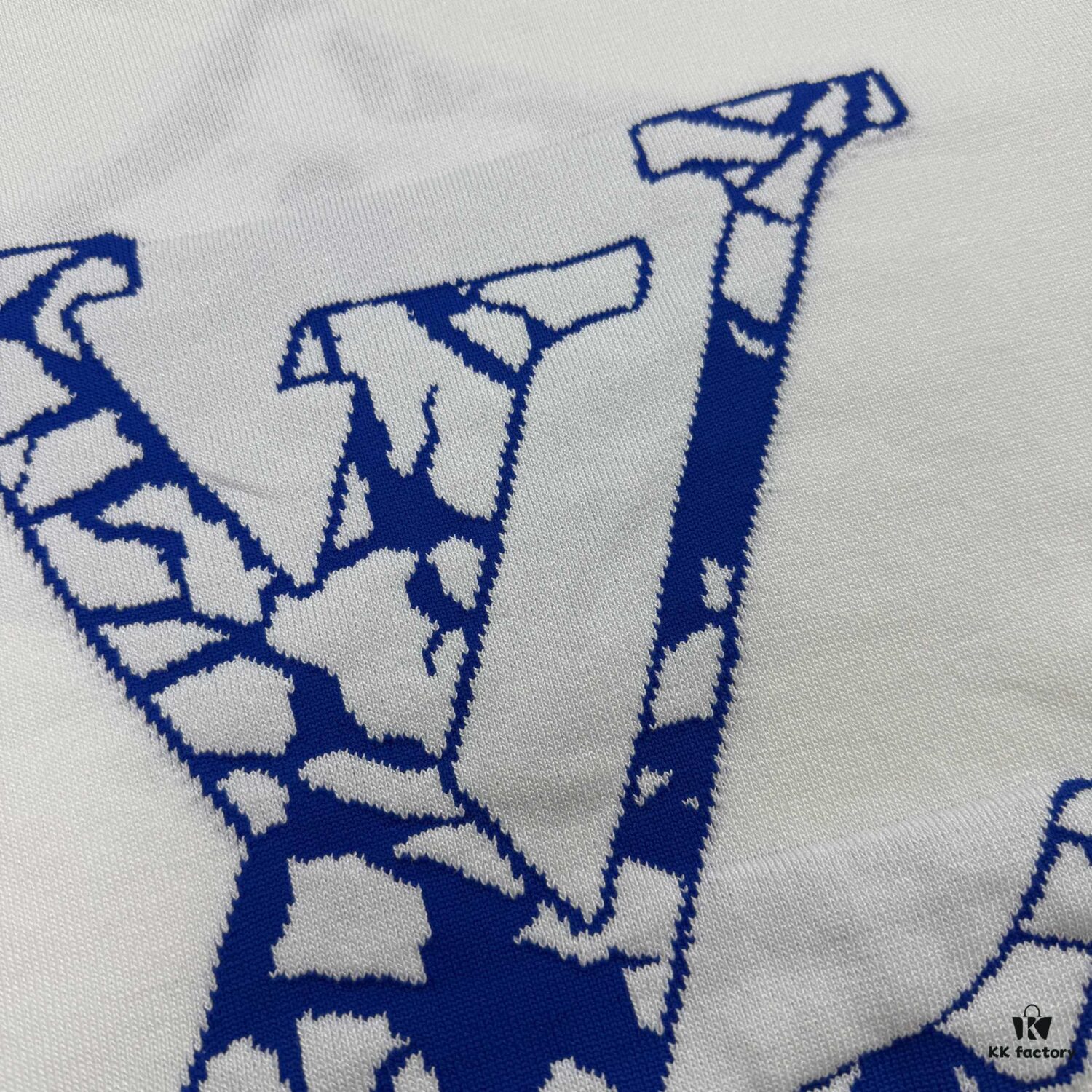 New LV Louis Vuitton 2023FW Ski Collection Jacquard Round-Neck Short-Sleeve T-Shirt