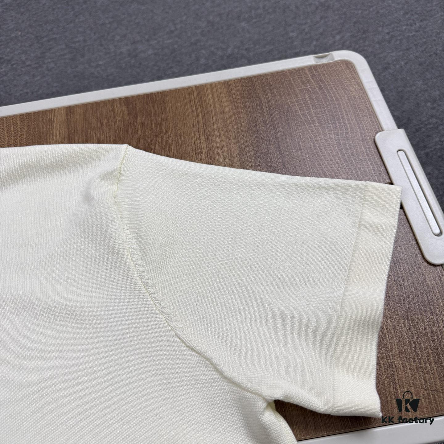 New LV Collaboration Duck Jacquard Knit Short-Sleeve Unisex Top