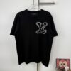 New Louis Vuitton 25SS Limited Edition Brick Print Knit Crew Neck Short Sleeve T-Shirt