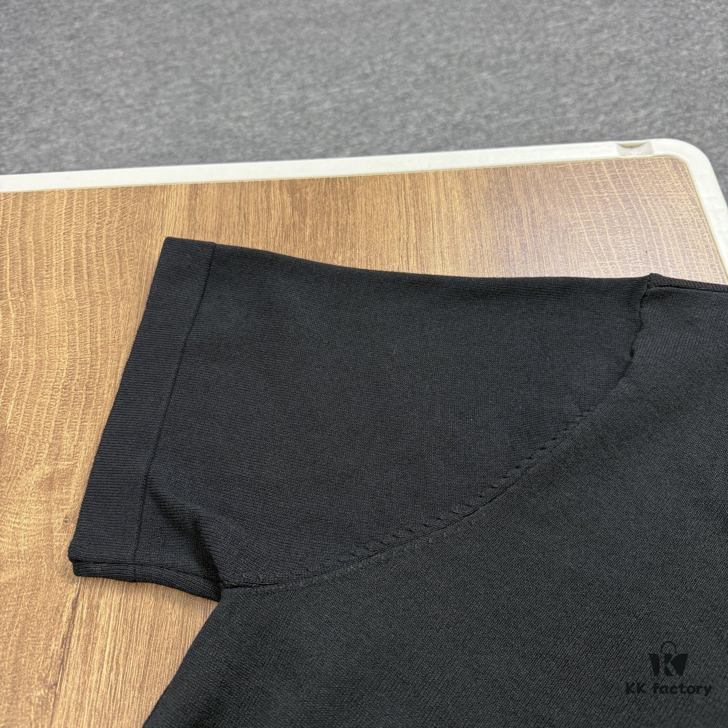 New Louis Vuitton 25SS Limited Edition Brick Print Knit Crew Neck Short Sleeve T-Shirt