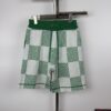 New Arrival Louis Vuitton 1V 25SS Large Checkerboard Jacquard Knit Shorts