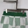 New Arrival Louis Vuitton 1V 25SS Large Checkerboard Jacquard Knit Shorts