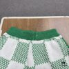 New Arrival Louis Vuitton 1V 25SS Large Checkerboard Jacquard Knit Shorts