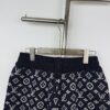 New LV Louis Vuitton Monogram Jacquard Knit Shorts