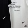 LOUISVUITTON Graffiti Print Logo Round-Neck Short-Sleeve T-Shirt Unisex Casual Loose Fit