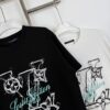 LOUISVUITTON Classic Parody Graffiti Print Logo Round Neck Short Sleeve T-Shirt Unisex Casual Loose Fit