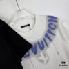 LOUIS VUITTON Classic Graffiti Print Logo Round Neck Short Sleeve T-Shirt Unisex Couples Style Loose Fit