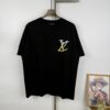 Louis Vuitton 24SS Runway Exclusive LV Logo Hand-Drawn Graffiti Digital Print Crew Neck Short Sleeve T-Shirt