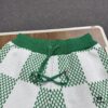 New Arrival Louis Vuitton 1V 25SS Large Checkerboard Jacquard Knit Shorts