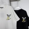 Louis Vuitton 24SS Runway Exclusive LV Logo Hand-Drawn Graffiti Digital Print Crew Neck Short Sleeve T-Shirt