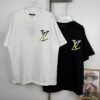 Louis Vuitton 24SS Runway Exclusive LV Logo Hand-Drawn Graffiti Digital Print Crew Neck Short Sleeve T-Shirt