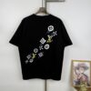 Louis Vuitton 24SS Runway Exclusive LV Logo Hand-Drawn Graffiti Digital Print Crew Neck Short Sleeve T-Shirt