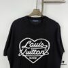 New Louis Vuitton LV 2023 Spring Heart Knit Short-Sleeve Unisex by lvXnigo Collaboration