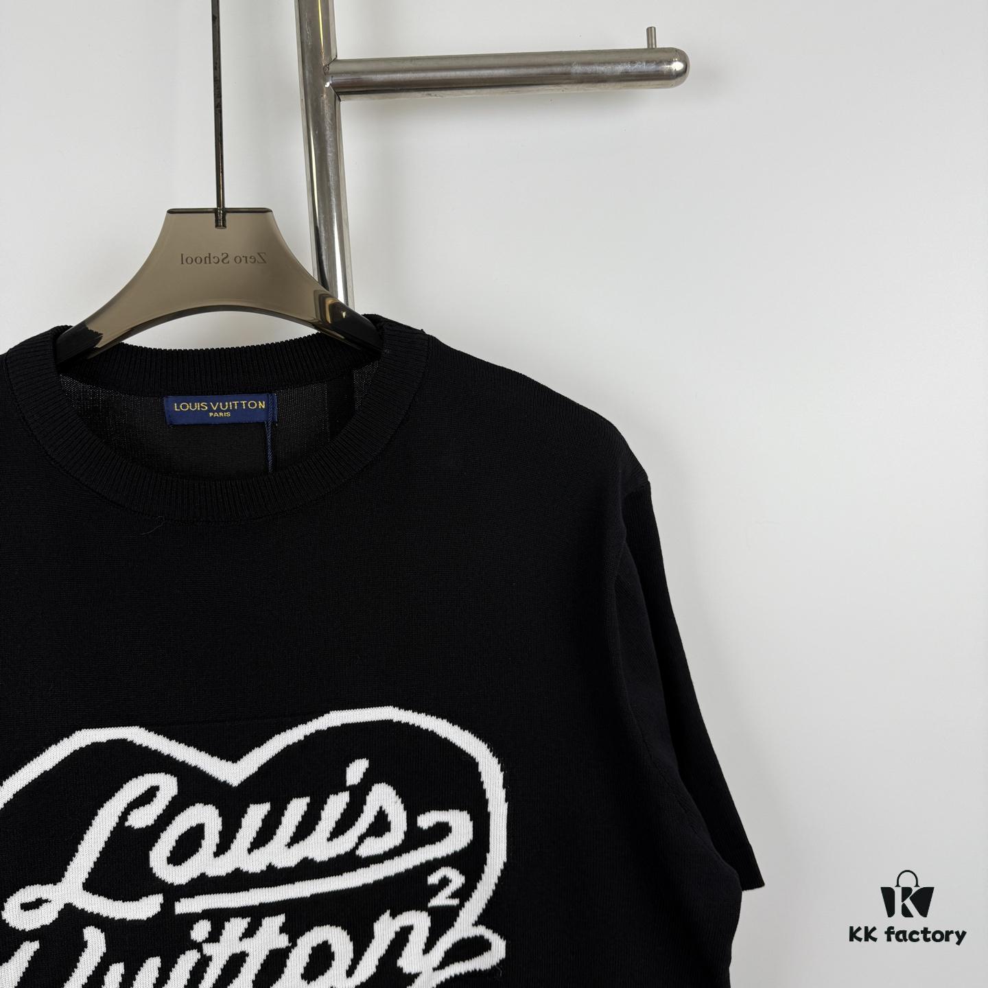 New Louis Vuitton LV 2023 Spring Heart Knit Short-Sleeve Unisex by lvXnigo Collaboration