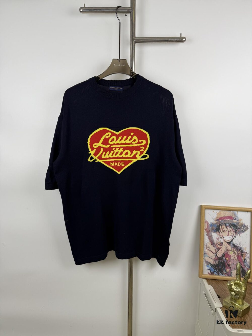 New Louis Vuitton LV 2023 Spring Heart Knit Short-Sleeve Unisex by lvXnigo Collaboration