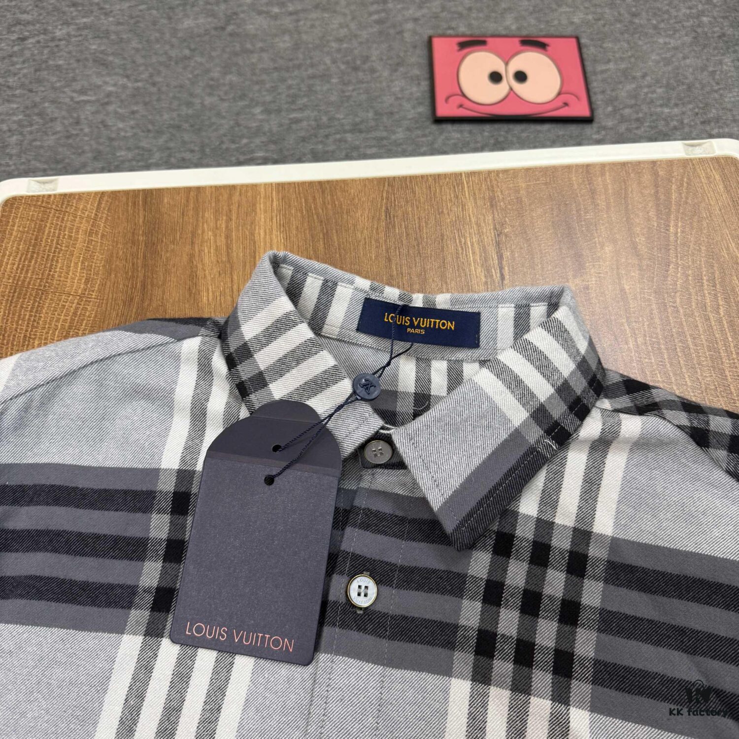 Louis Vuitton LV Plaid Letter Flannel Shirt Jacket