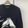 New Louis Vuitton Limited Edition Owl Jacquard Crew Neck Casual Sweater