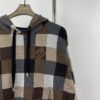 Louis Vuitton Chessboard Jacquard Knit Hooded Sweater