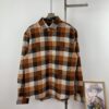 Louis Vuitton 24FW Orange Checkered Jacquard Flannel Shirt