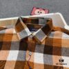 Louis Vuitton 24FW Orange Checkered Jacquard Flannel Shirt