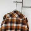 Louis Vuitton 24FW Orange Checkered Jacquard Flannel Shirt