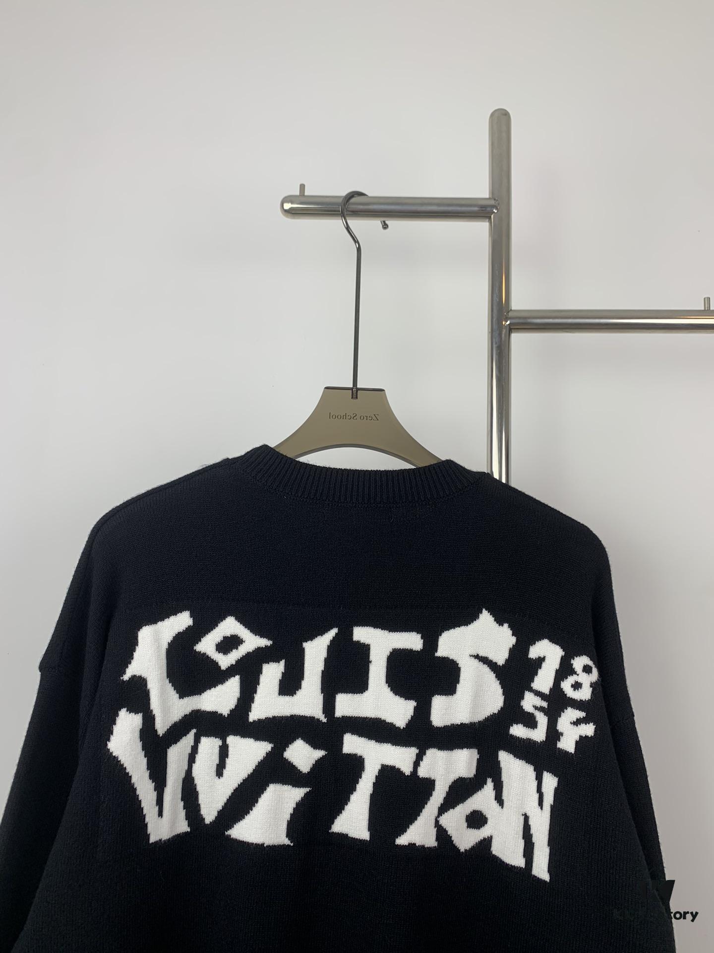 New Louis Vuitton Limited Edition Owl Jacquard Crew Neck Casual Sweater