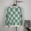 New Louis Vuitton Plaid Green Unisex Sweater from Pharrell Williams Collection
