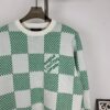 New Louis Vuitton Plaid Green Unisex Sweater from Pharrell Williams Collection