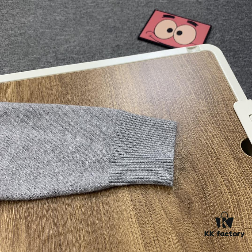 New LV Louis Vuitton Tiger Logo Sweater 2022 Limited Edition for Year of the Tiger, Double-Sided Wool Knit with Tiger Motif