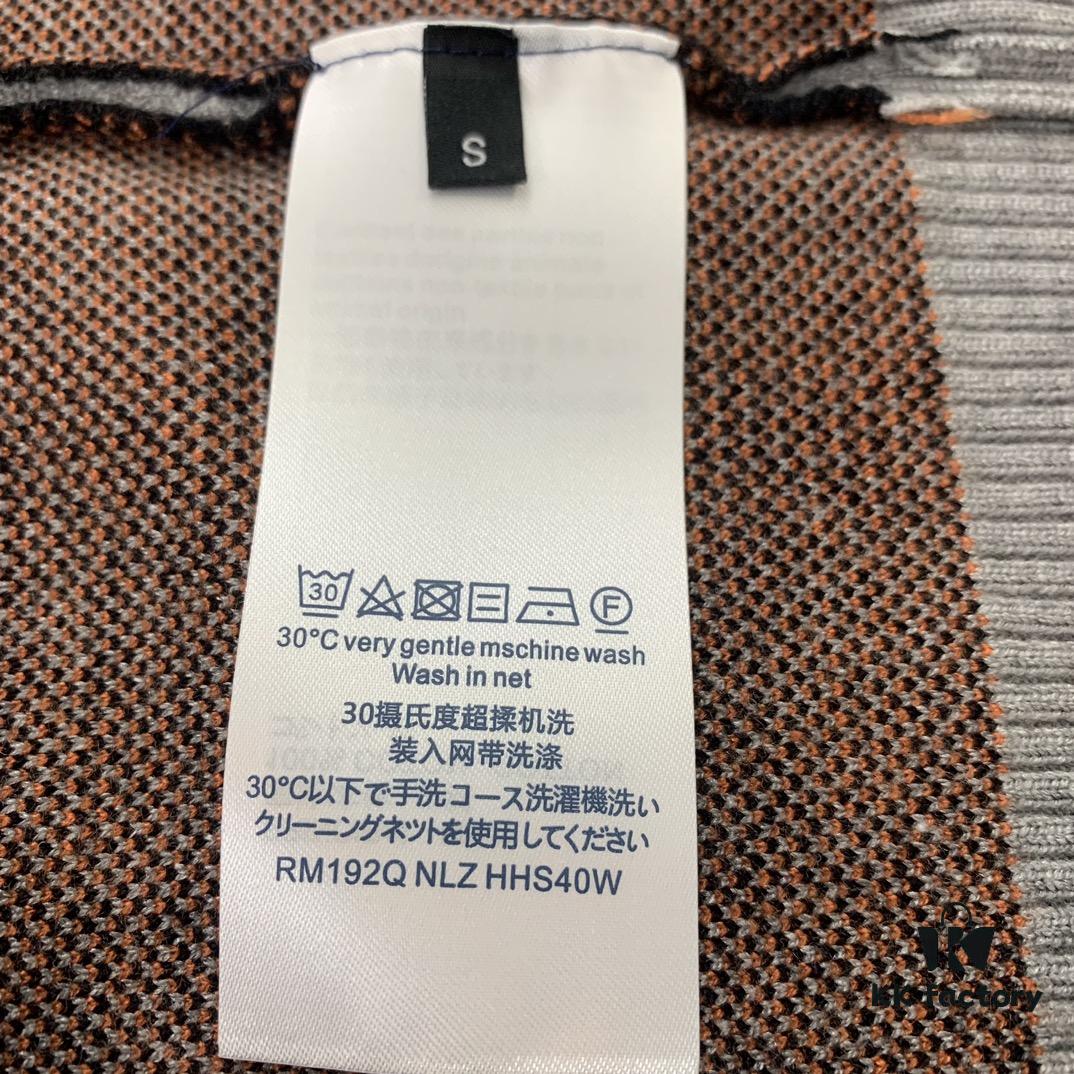 New LV Louis Vuitton Tiger Logo Sweater 2022 Limited Edition for Year of the Tiger, Double-Sided Wool Knit with Tiger Motif