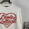 New LV Navy Blue Love Sweater with 15% Wool, Soft and Comfortable for Direct Wear! Premium High-End Version! Excellent Warmth and Quality!