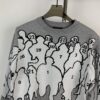 Louis Vuitton 1V Designer Portrait Silhouette Crew Neck Pullover Sweater