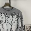 Louis Vuitton 1V Designer Portrait Silhouette Crew Neck Pullover Sweater