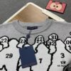 Louis Vuitton 1V Designer Portrait Silhouette Crew Neck Pullover Sweater