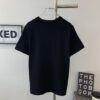 New Louis Vuitton Embroidered Logo Short Sleeve T-Shirt with Knitted Collar, Unisex Oversized Fit