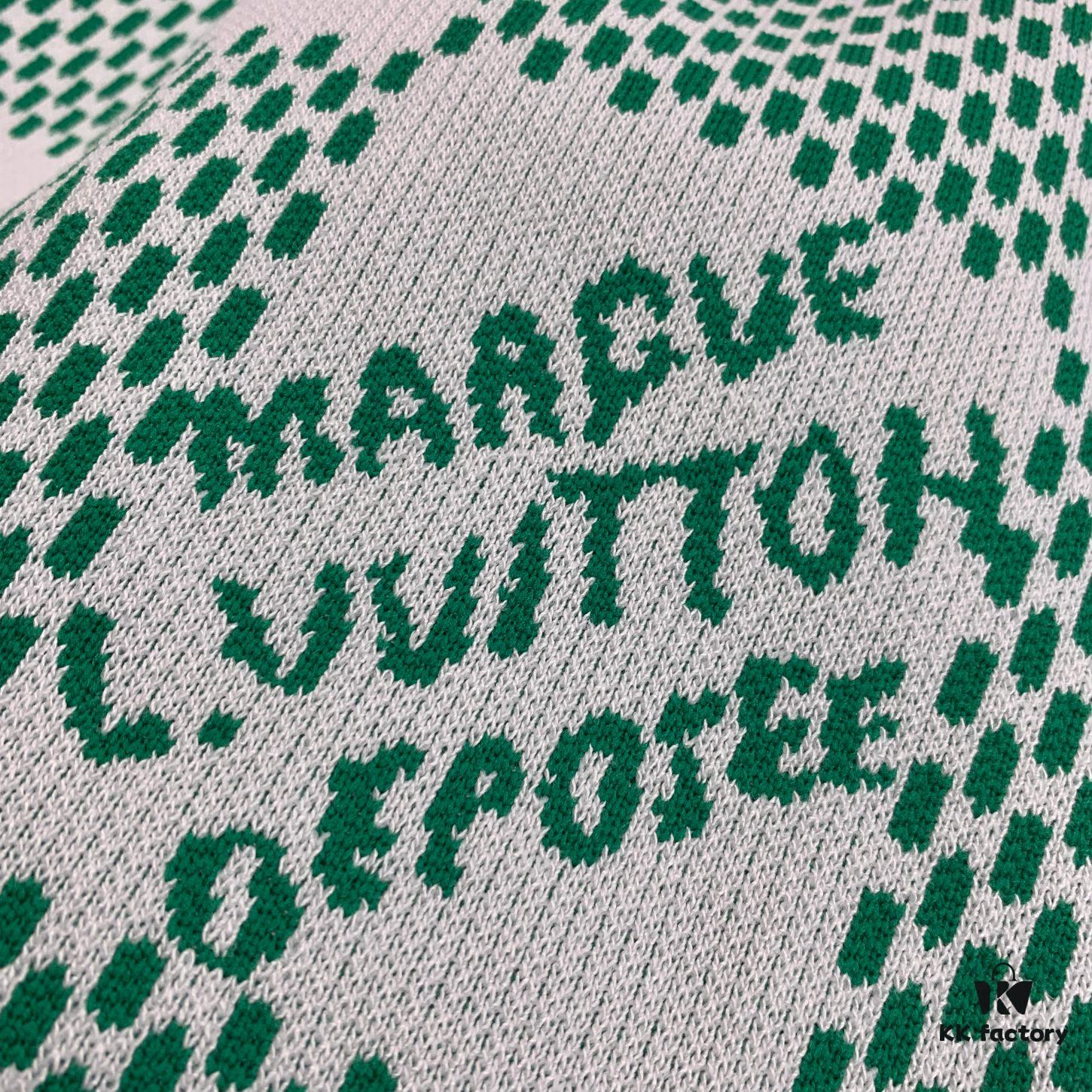 New Louis Vuitton Plaid Green Checkerboard Short Sleeve Unisex T-Shirt